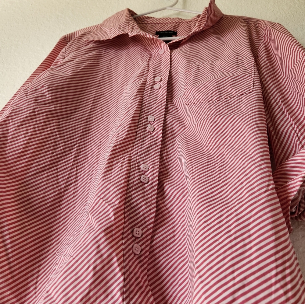 Calvin Klein Jeans Striped Red Women's Shirt Size XL/XG - Picture 8 of 15
